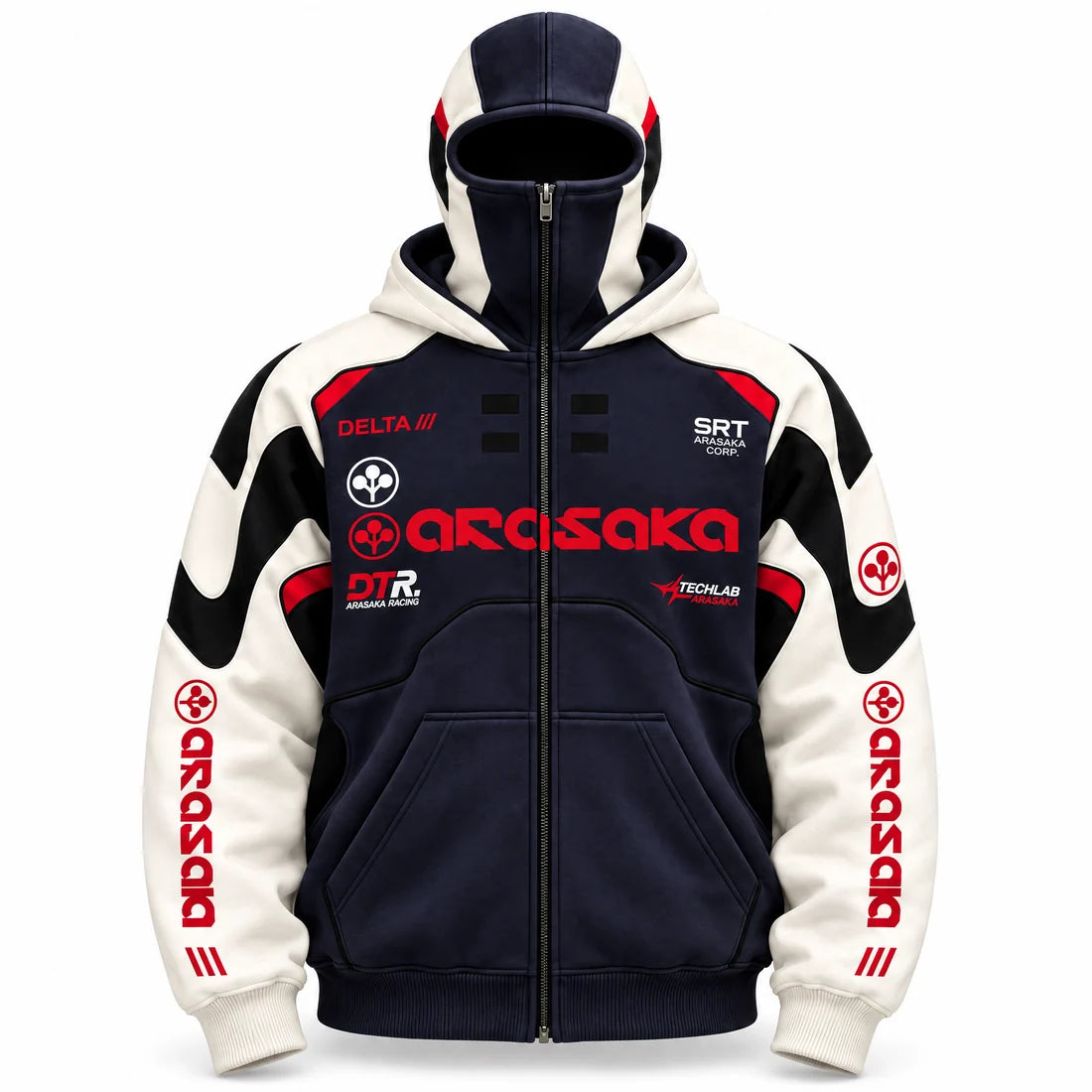 CHOOMWEAR Ski-Mask Zip-Up Hoodie